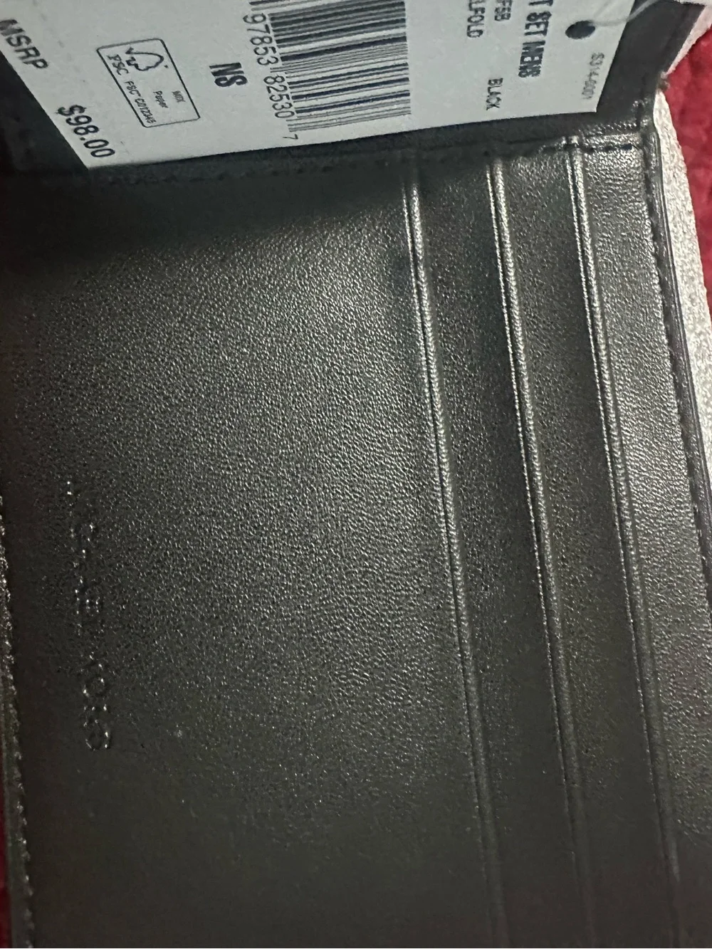 Michael Kors Black Signature Money Clip Wallet